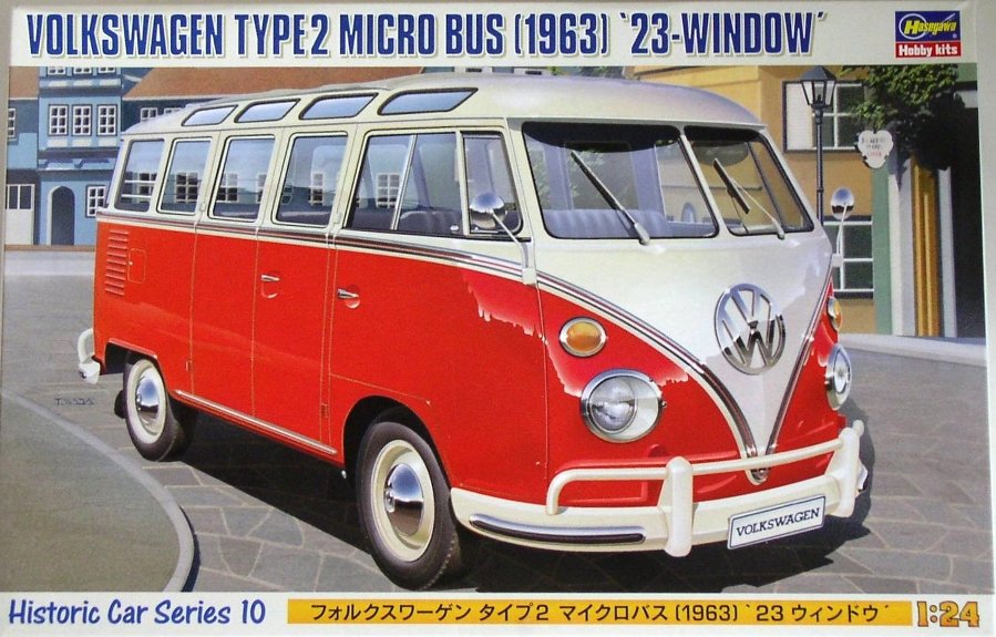Hasegawa VW bus box art