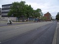 Polizei-Eskorte durch Trondheim
