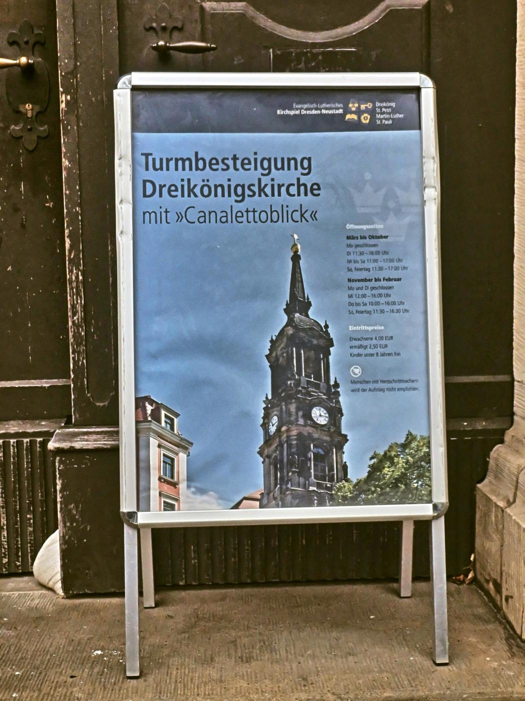 Turmbesteigung Dreikönigskirche