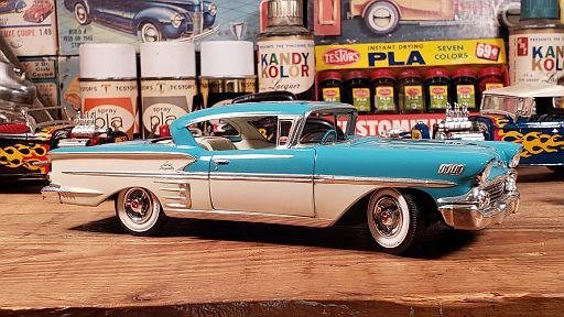 Photo: Chuck Darnell (28)  AMT '57 Thunderbird HERE COMES THE