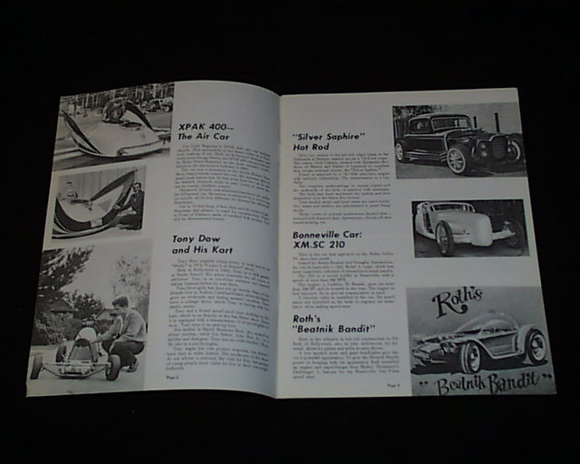 Photo 1961 SAN MATEO CAR SHOW02 Custom Car Show Programs to be