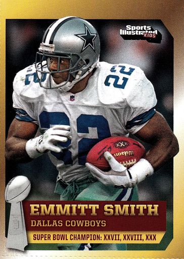 Dallas Cowboys: Emmitt Smith 1993/94 w/ Super Bowl XXVIII Patch (L) –  National Vintage League Ltd.