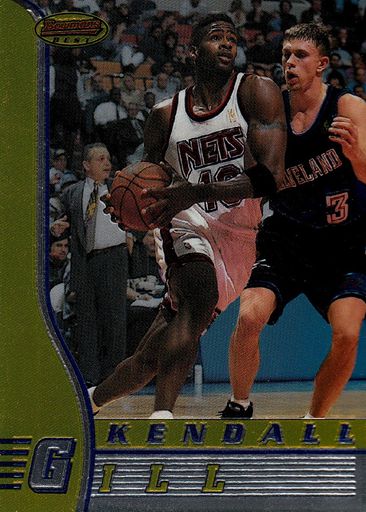 1997 Bowman's Best Kendall Gill #26 New Jersey Nets