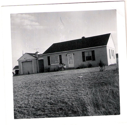 44-Mamaw Aree, Aunt Pat and Mommy  House is still standing on Holmes Road, Ypsilanti, MI