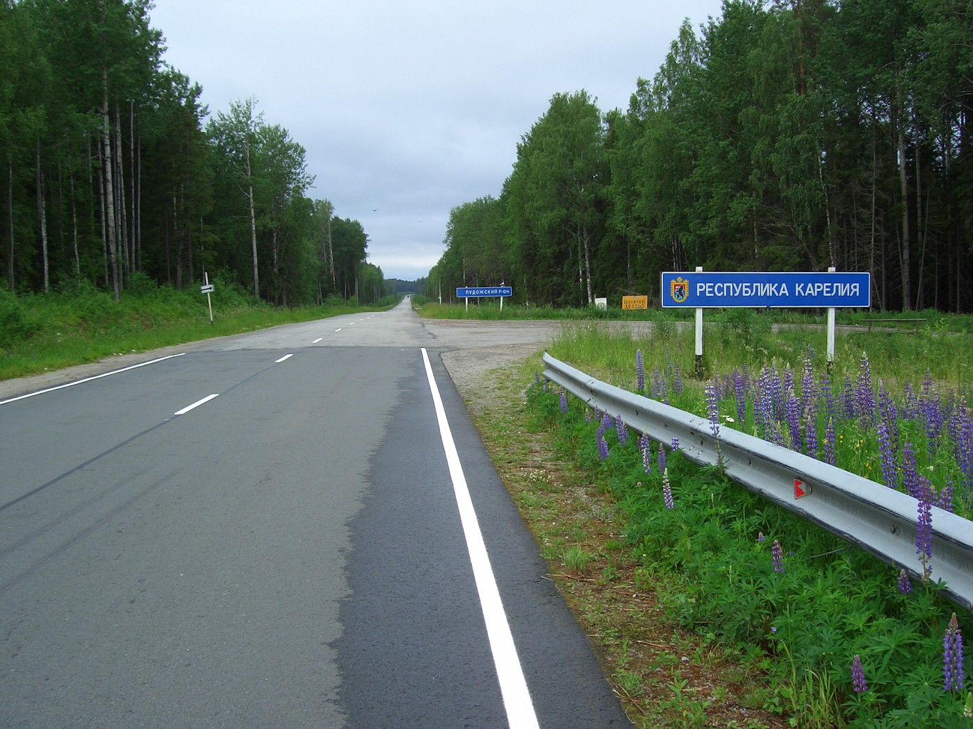 Grenze Republik Karelien
