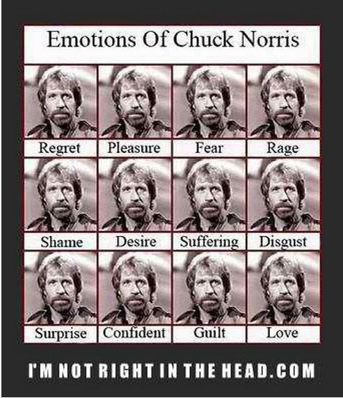Chuck Norris emotions