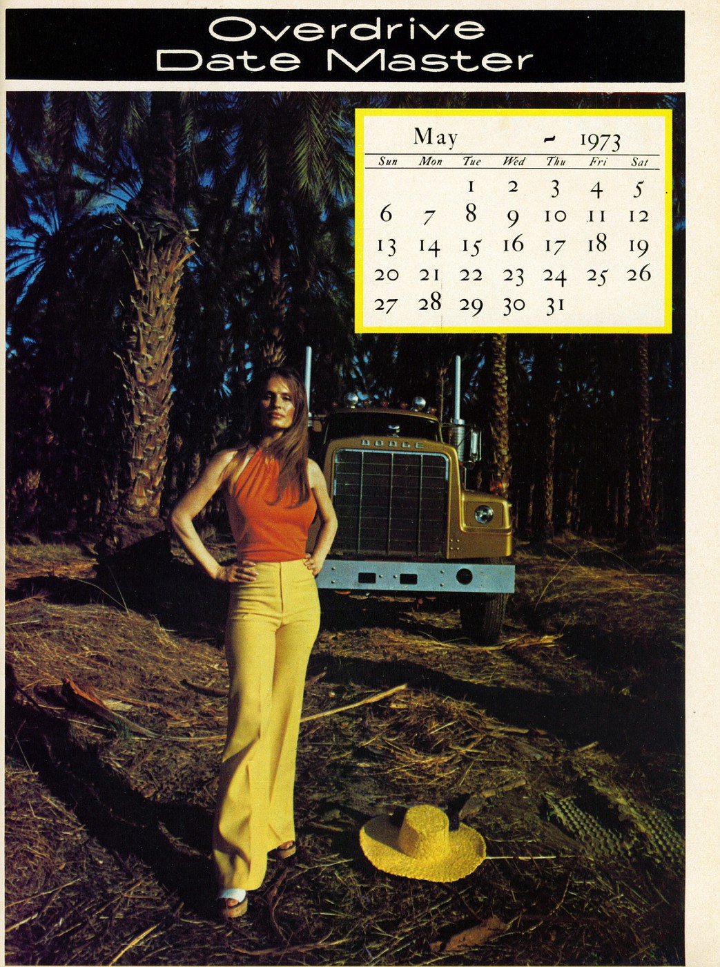 Photo: May 1973 Date Master 05 Overdrive Magazine May 1973 album
