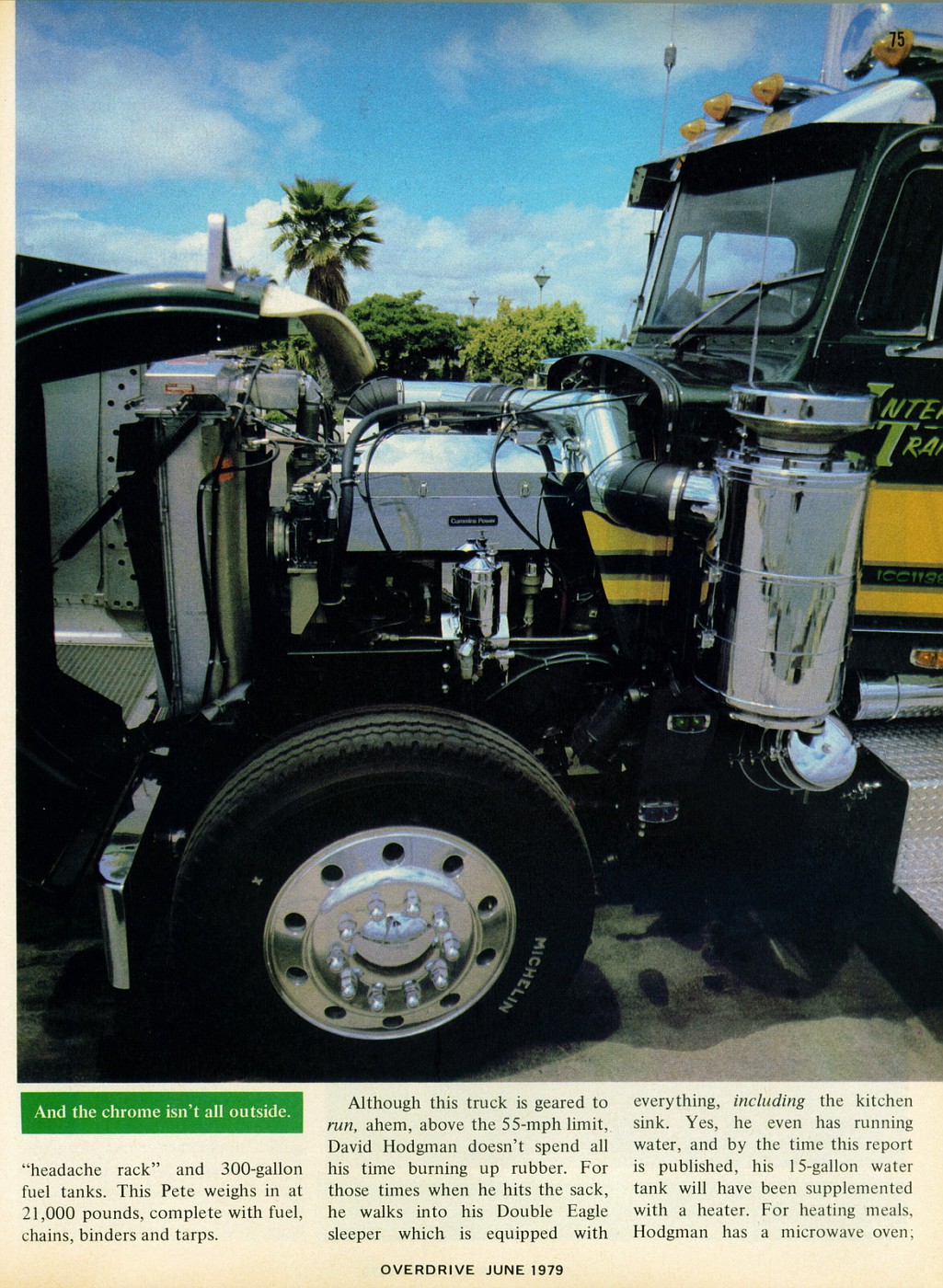 Photo June 1979 David Hodgman S Peterbilt 4 06 Overdrive Magazine June 1979 Album Modeltrucks25 Fotki Com Photo And Video Sharing Made Easy