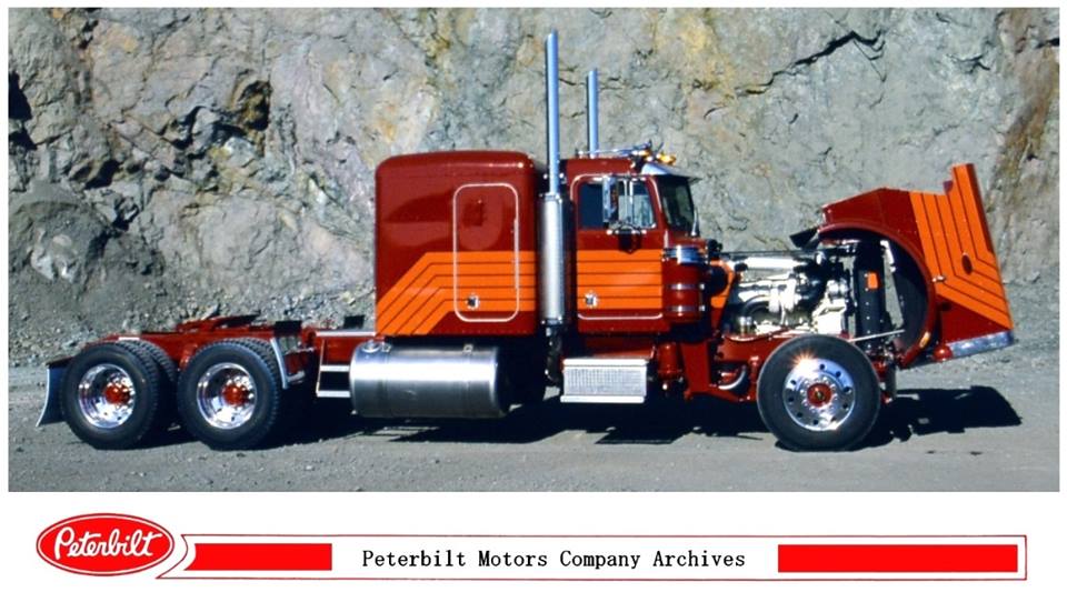 Camion truck Peterbilt Motors Company 01 orange