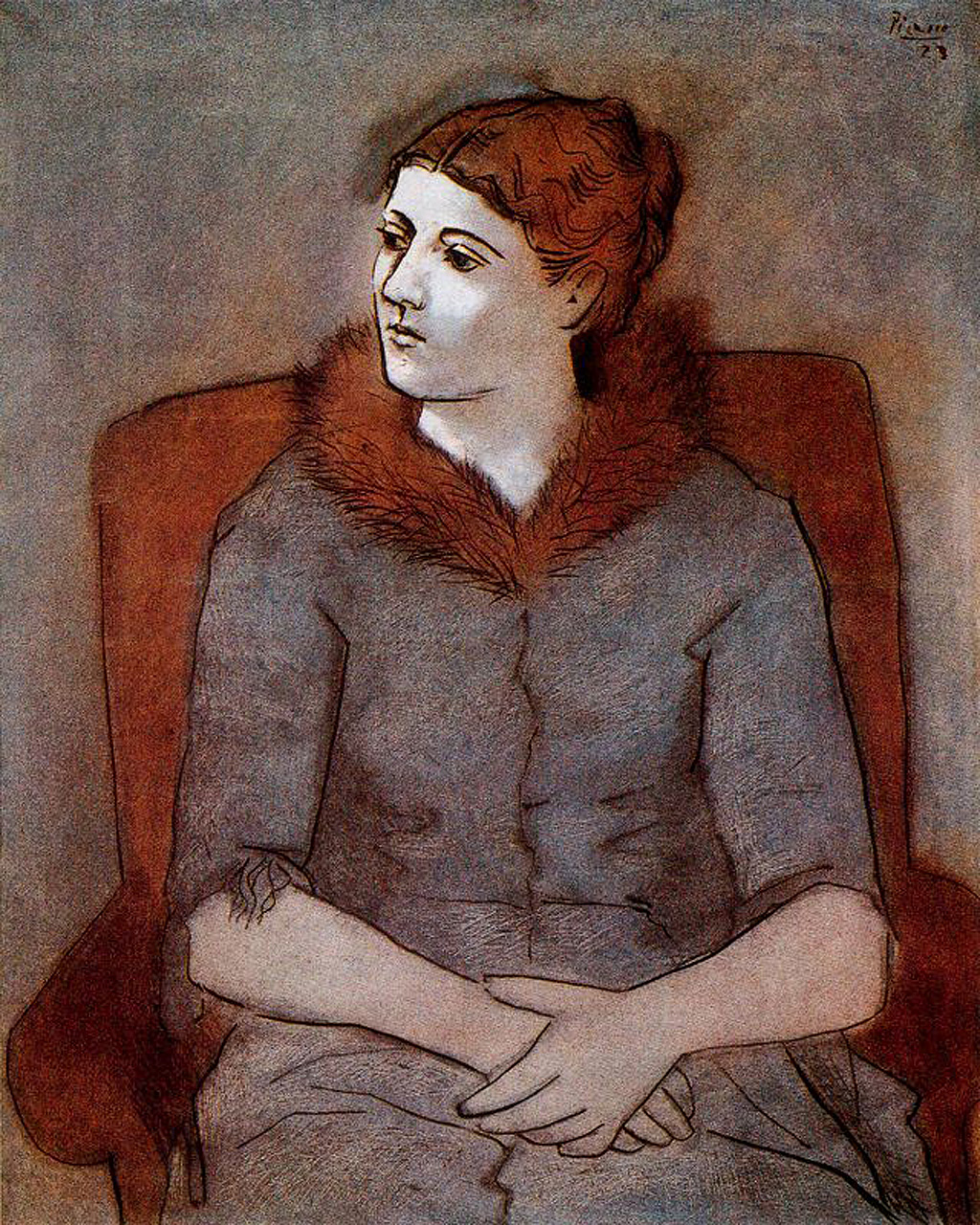 Пикассо портрет Ольги Хохловой
