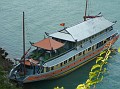 Our boat in Halong Bay, Jewell of the Bay