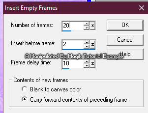 Quick Way To Add Multi Animation Frames Into A Tag #1 ASFramesInsertFrames-vi