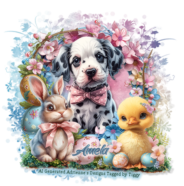 Tiggy ~ Easter Cuties Dog  PUz EasterCutieDogAmela-vi