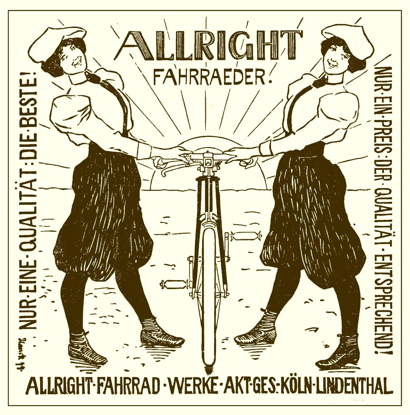 Allright Fahrräder - 1899
