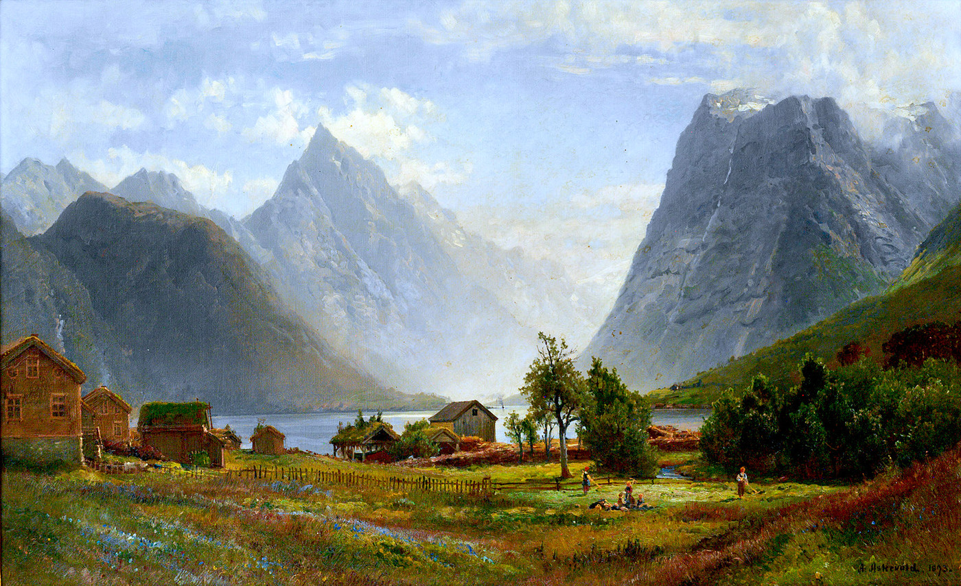Sæbø in Hjøundfjorden (1883)