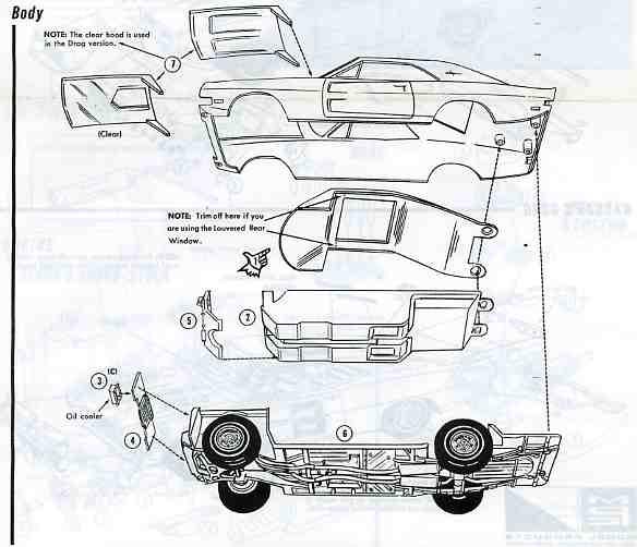 Чертеж dodge charger